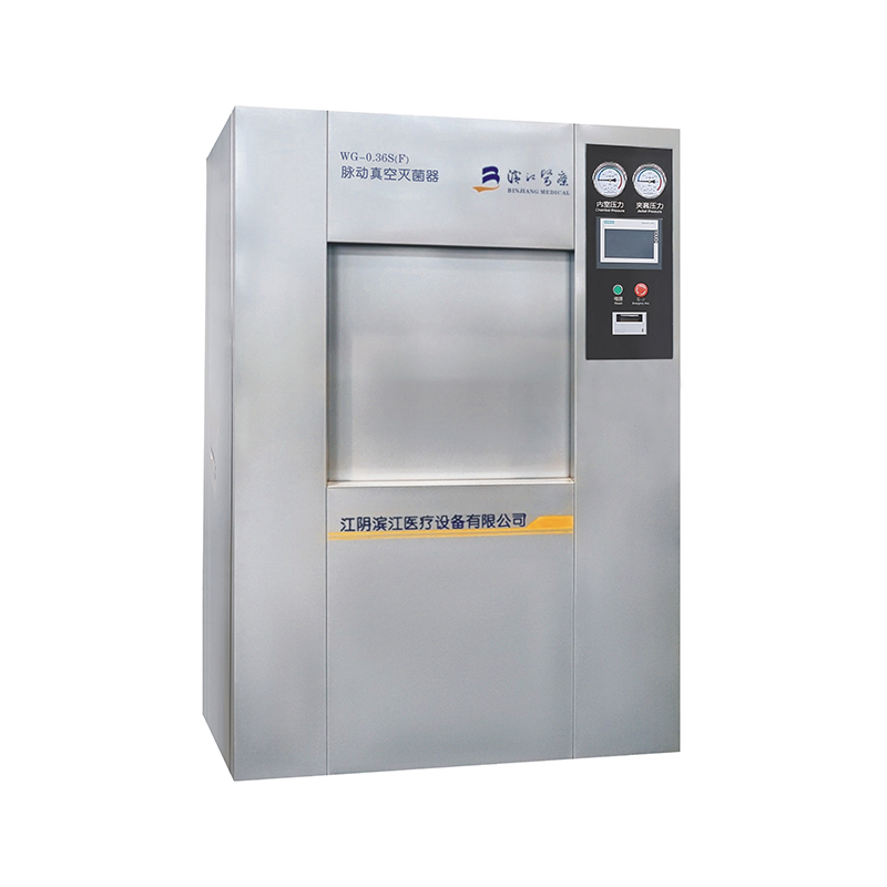 WG Series levantando a autoclave de vácuo de pulso de portas